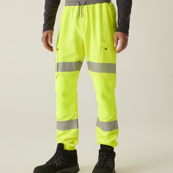 Regatta High Visibility Prolite Stretch Jog Pants Thumbnail